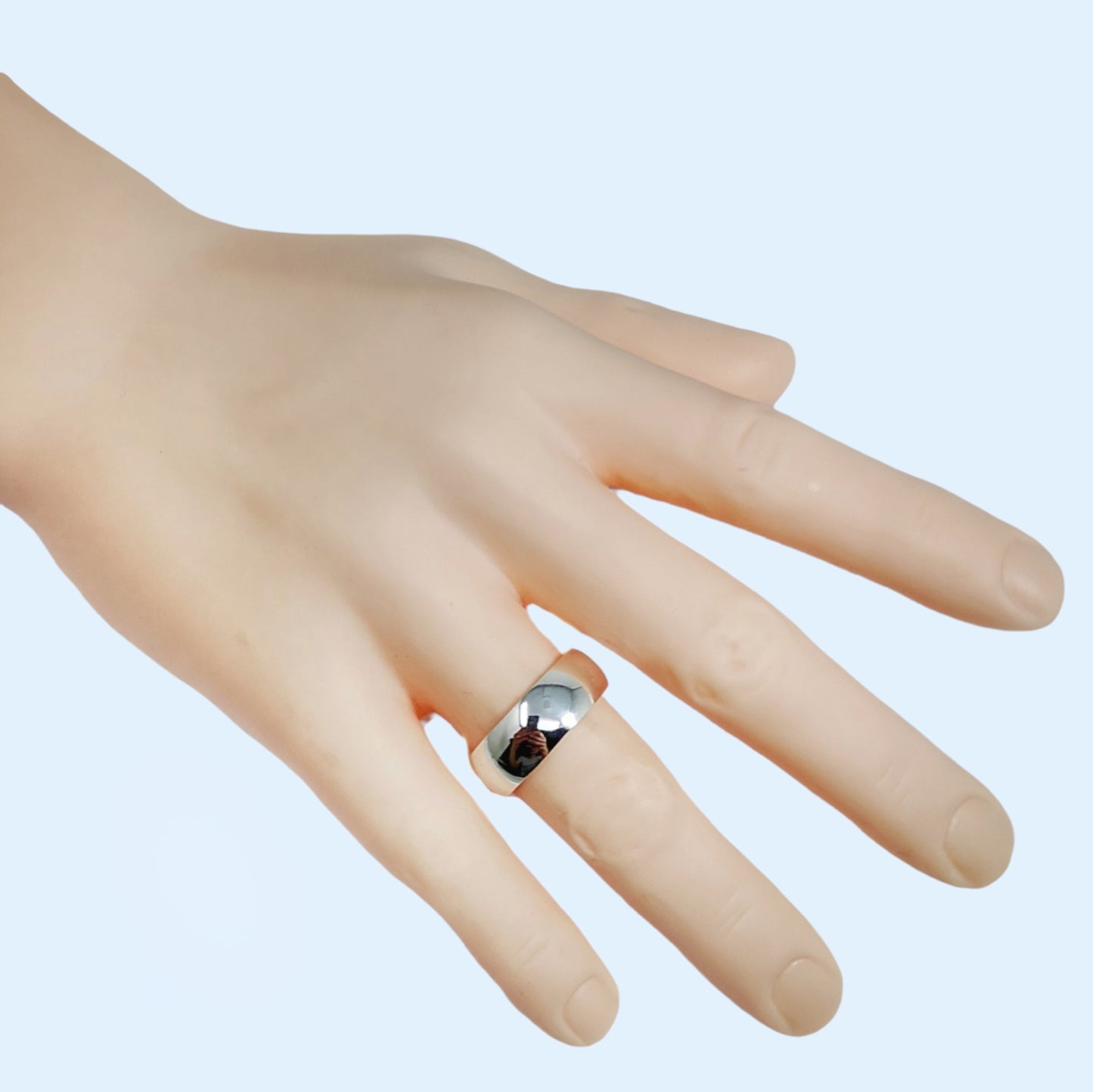 925 Sterling Silver Men's Band Ring *Wedding Band Ring