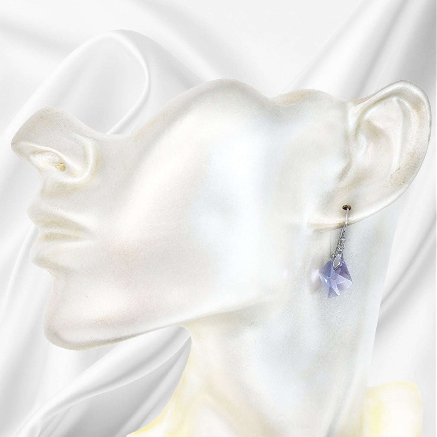 925 Sterling Silver Jewellery Set with Authentic Austrian Crystals from Swarovski