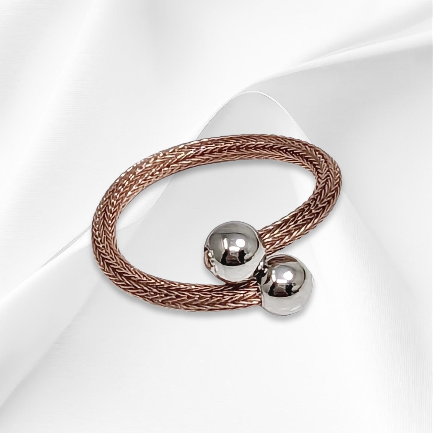 925 Sterling Silver Women's Ring *Silver Diamond Cut Ball Ring