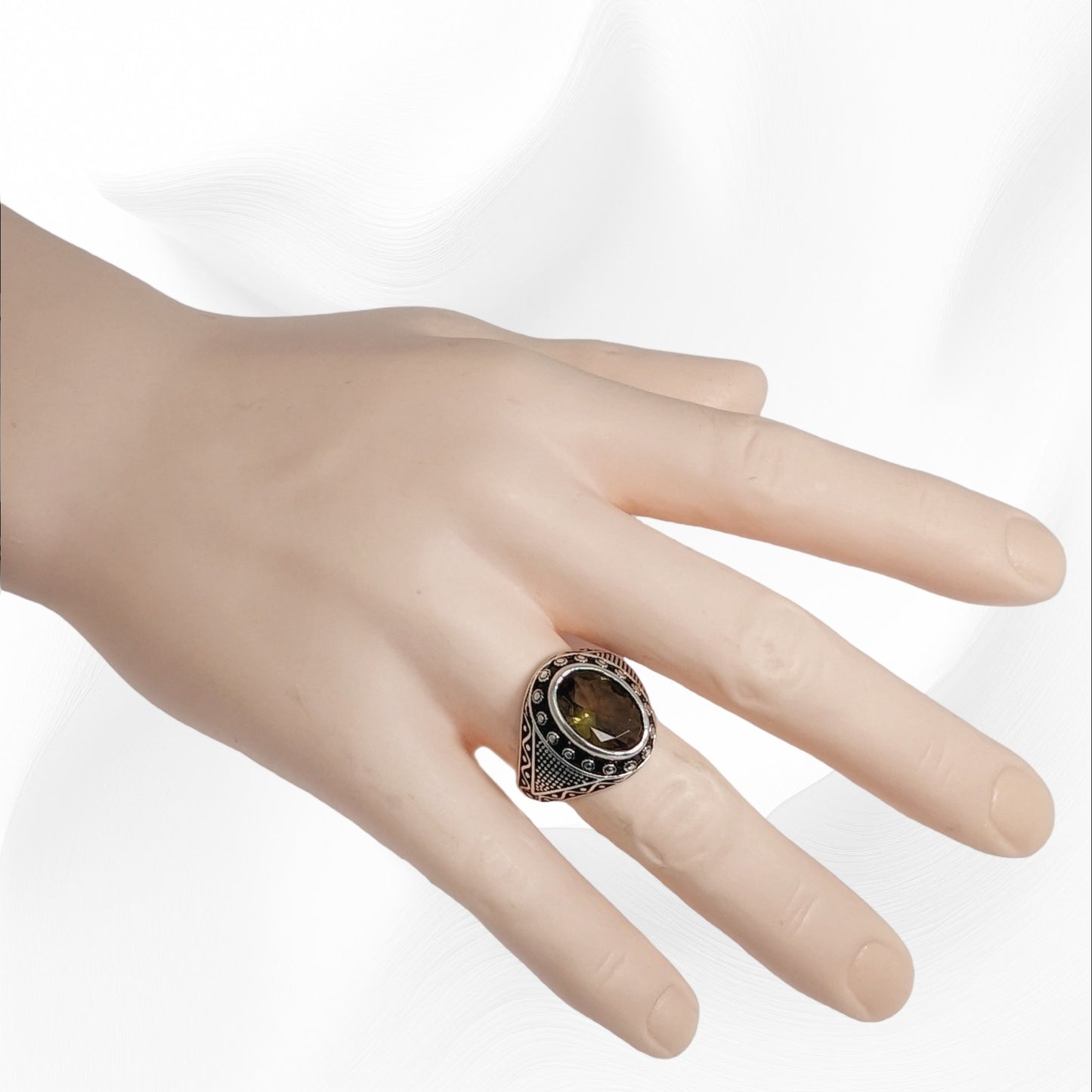 925 Sterling Silver Men's Ring With Authentic Zultanite Gemstone