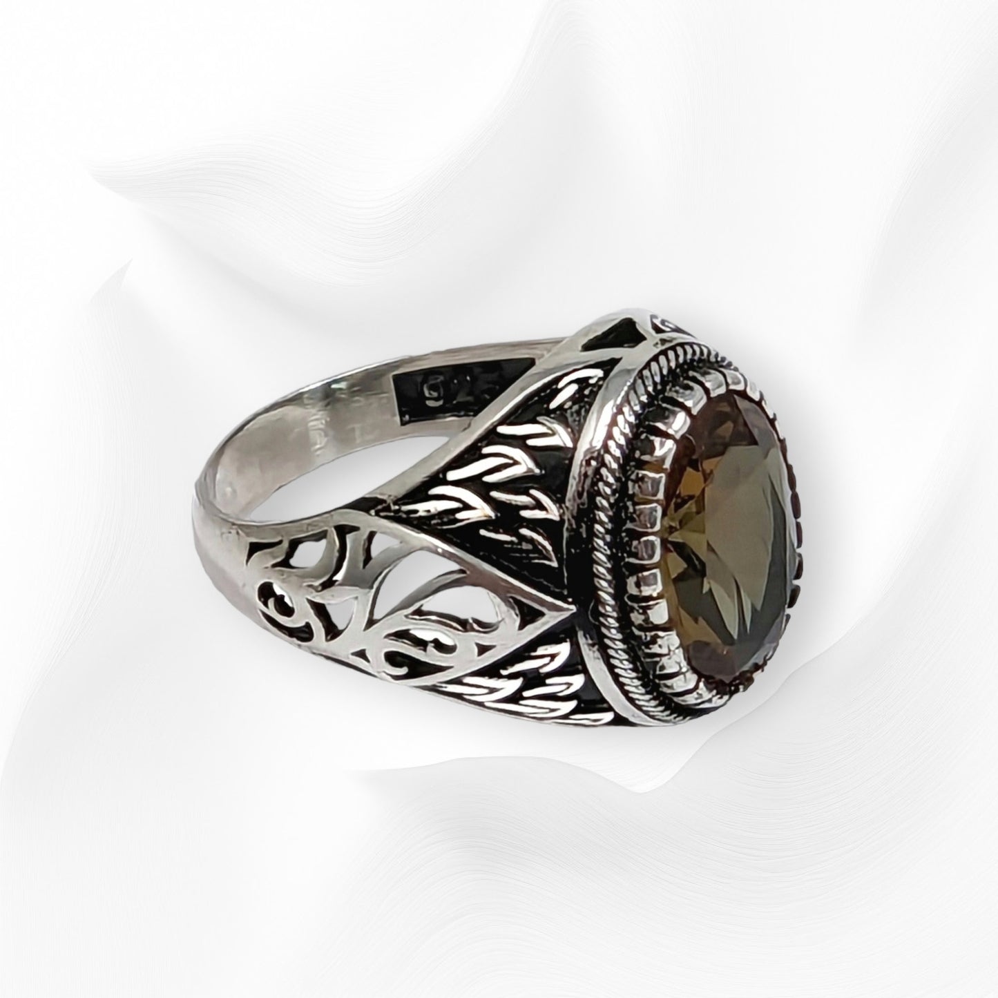 925 Sterling Silver Men's Ring With Authentic Zultanite Gemstone