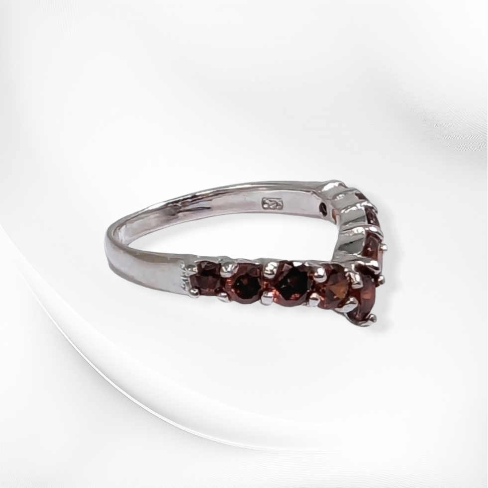 925 Sterling Silver Women's Ring with Cubic Zirconia Crystals