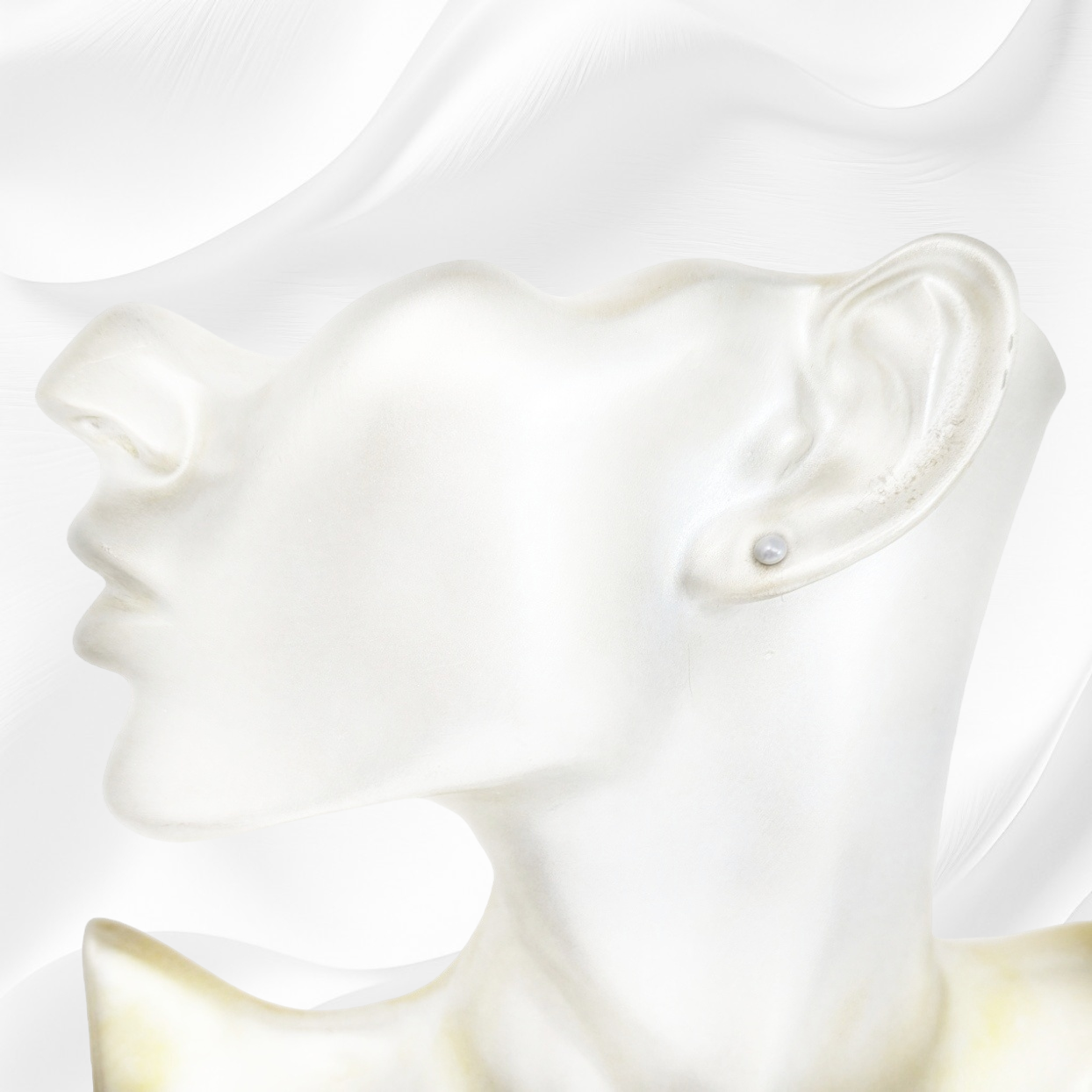 925 Sterling Silver Stud Earrings with Freshwater Pearls