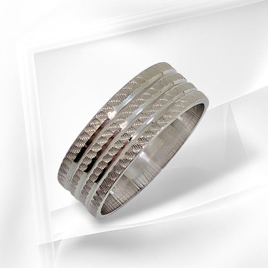 925 Sterling Silver Men's Band Ring *Wedding Band Ring