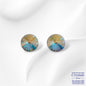 925 Sterling Silver Stud Earrings with Authentic Crystals from Swarovski