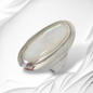 925 Sterling Silver Women's Ring with Authentic Mother of Pearl