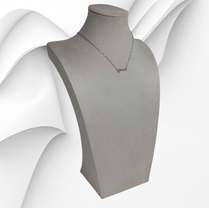 925 Sterling Silver Women's Necklace With Cubic Zirconia Crystals