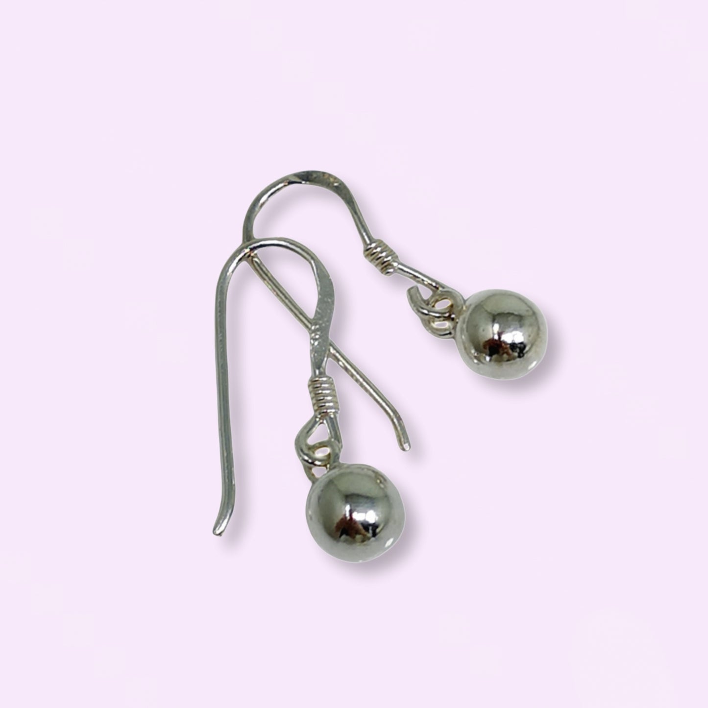 925 Sterling Silver Ball Drop Earrings