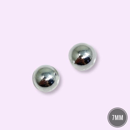 925 Sterling Silver Ball Stud Earrings