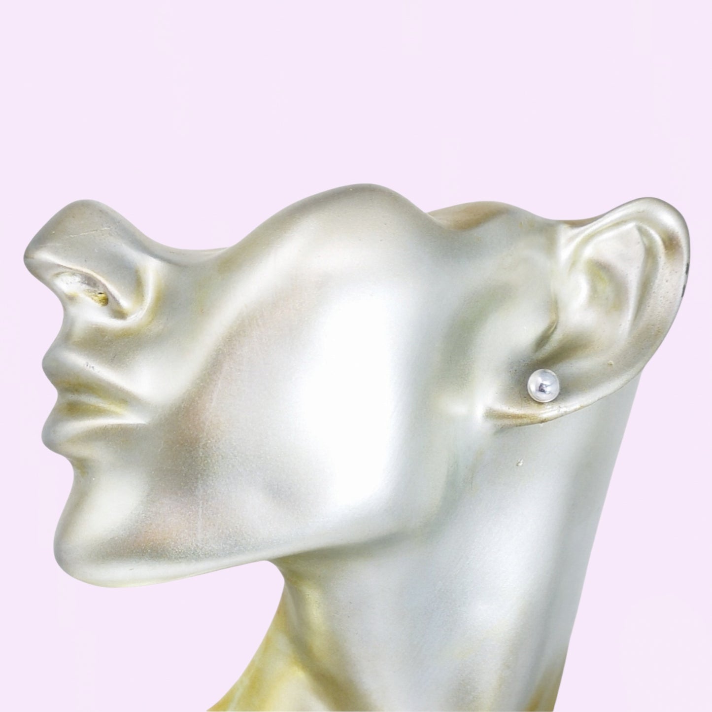 925 Sterling Silver Ball Stud Earrings