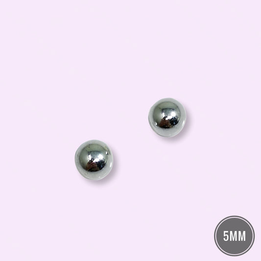 925 Sterling Silver Ball Stud Earrings