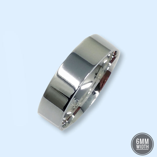 925 Sterling Silver Men's Band Ring *Wedding Band Ring