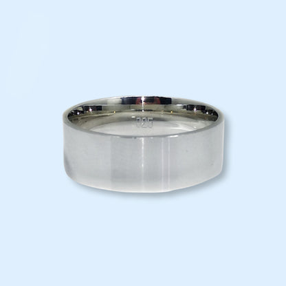 925 Sterling Silver Men's Band Ring *Wedding Band Ring