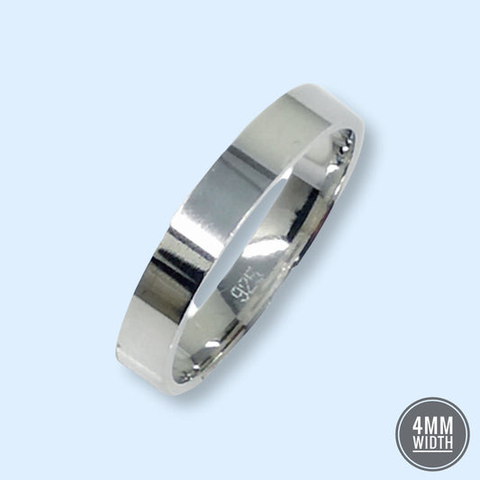 925 Sterling Silver Men's Band Ring *Wedding Band Ring