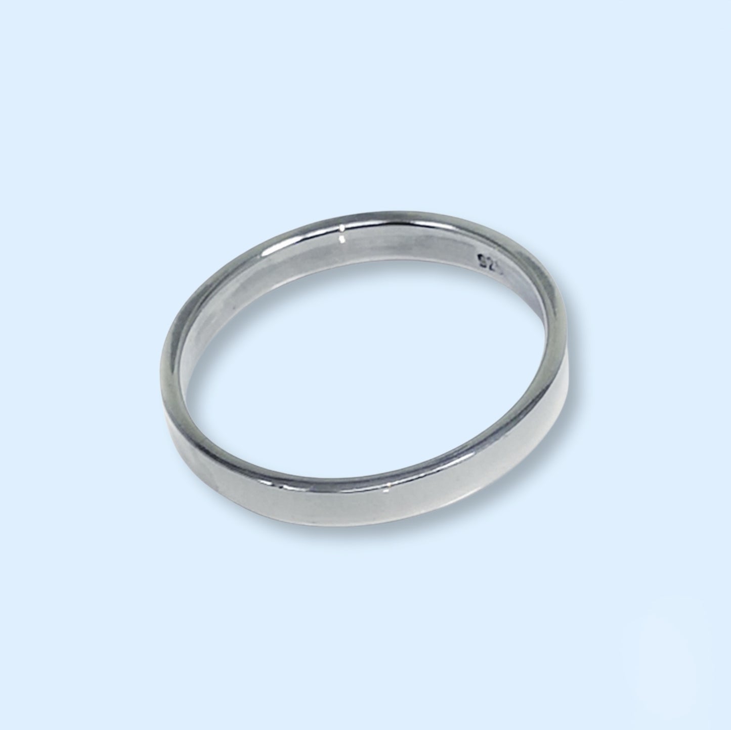 925 Sterling Silver Men's Band Ring *Wedding Band Ring