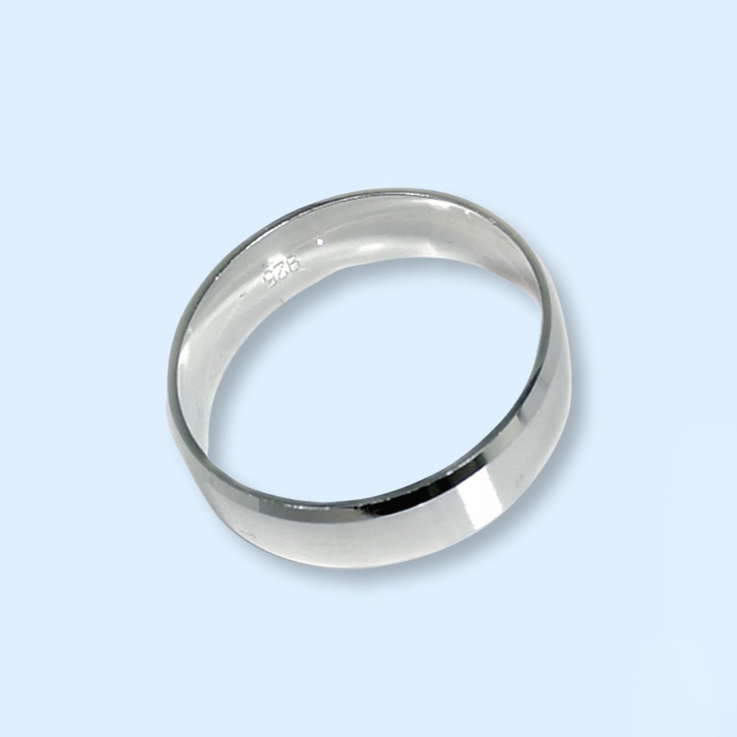 925 Sterling Silver Men's Band Ring *Wedding Band Ring