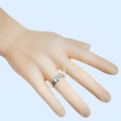 925 Sterling Silver Men's Band Ring *Wedding Band Ring