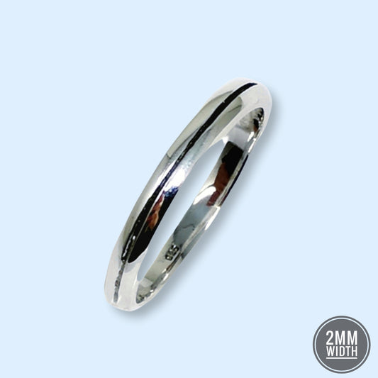 925 Sterling Silver Men's Band Ring *Wedding Band Ring