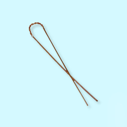 925 Sterling Silver Threader Earrings, 14K Rose Gold plated