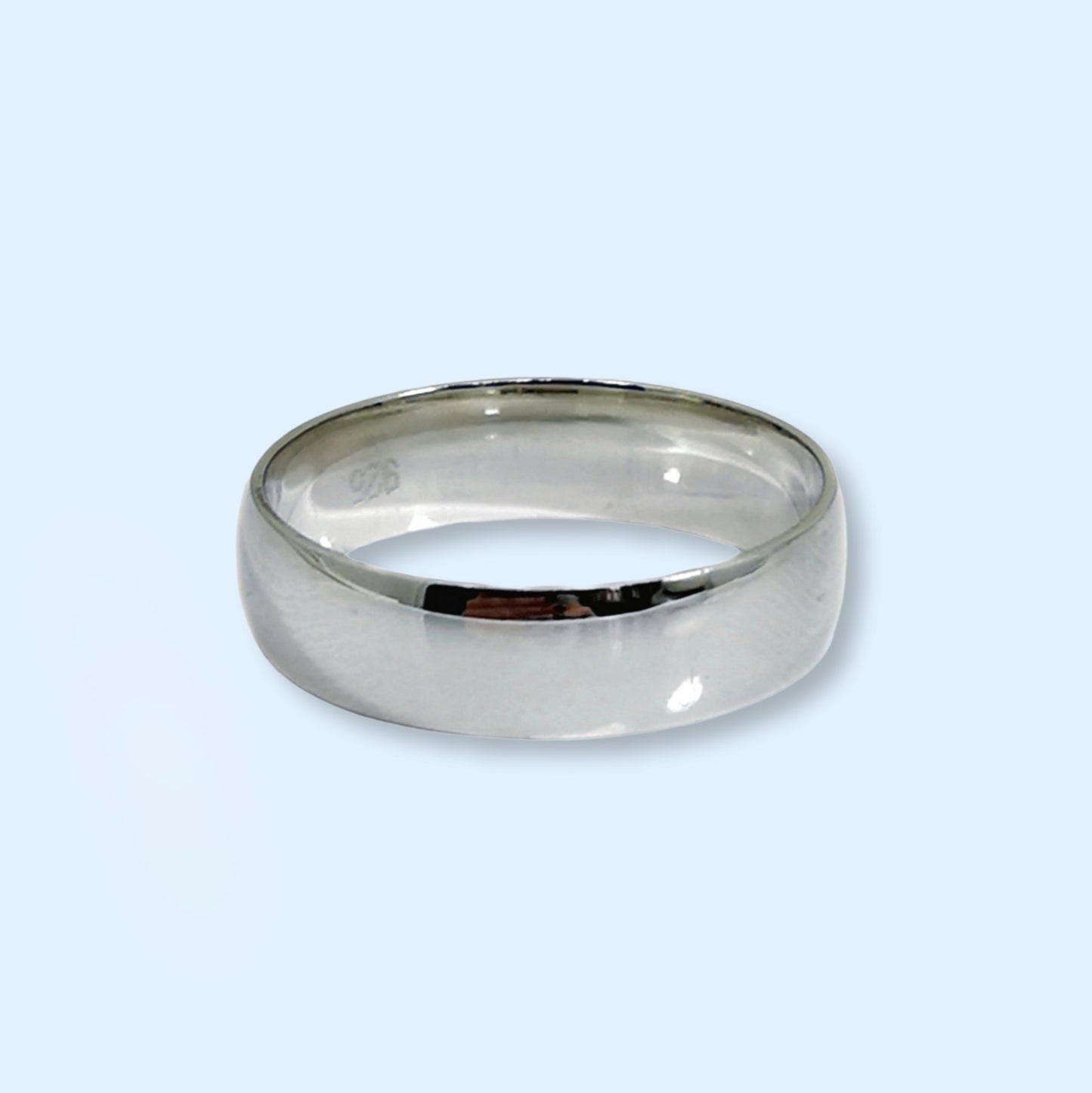 925 Sterling Silver Men's Band Ring *Wedding Band Ring