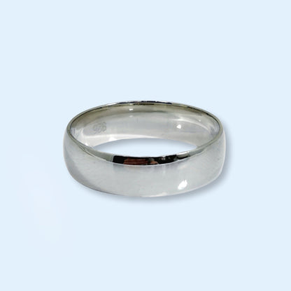 925 Sterling Silver Men's Band Ring *Wedding Band Ring