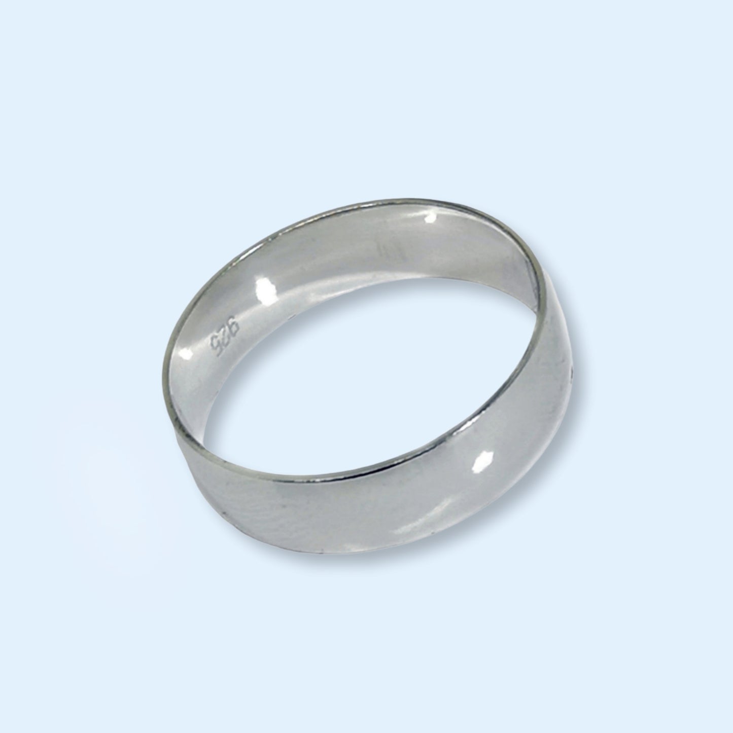 925 Sterling Silver Men's Band Ring *Wedding Band Ring