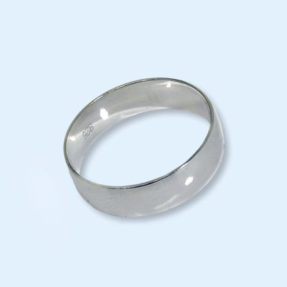 925 Sterling Silver Men's Band Ring *Wedding Band Ring