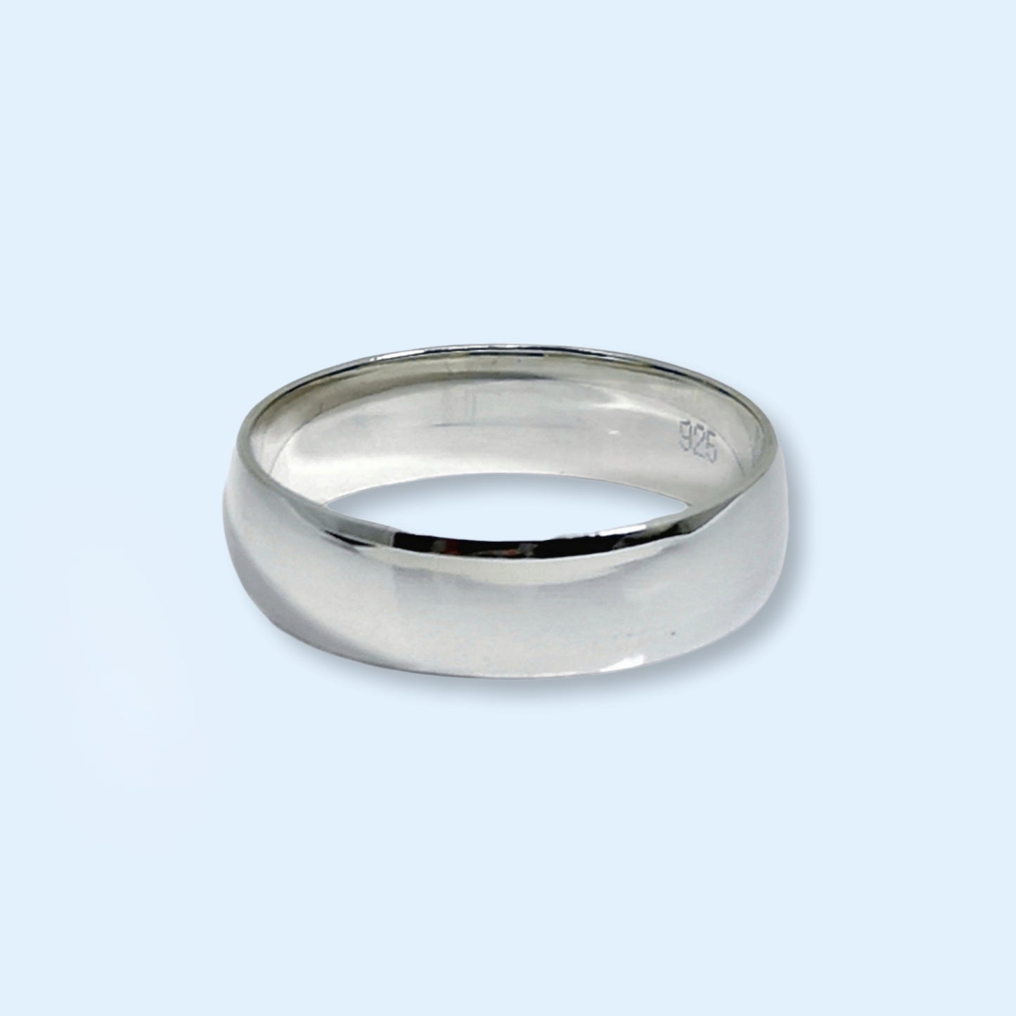 925 Sterling Silver Men's Band Ring *Wedding Band Ring