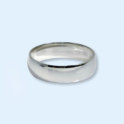 925 Sterling Silver Men's Band Ring *Wedding Band Ring
