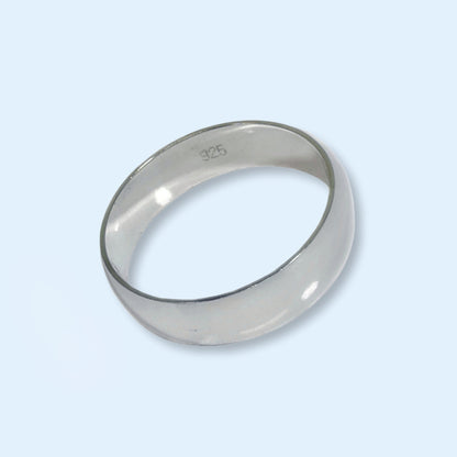 925 Sterling Silver Men's Band Ring *Wedding Band Ring