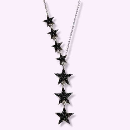 925 Sterling Silver Women's Necklace With Cubic Zirconia Crystals