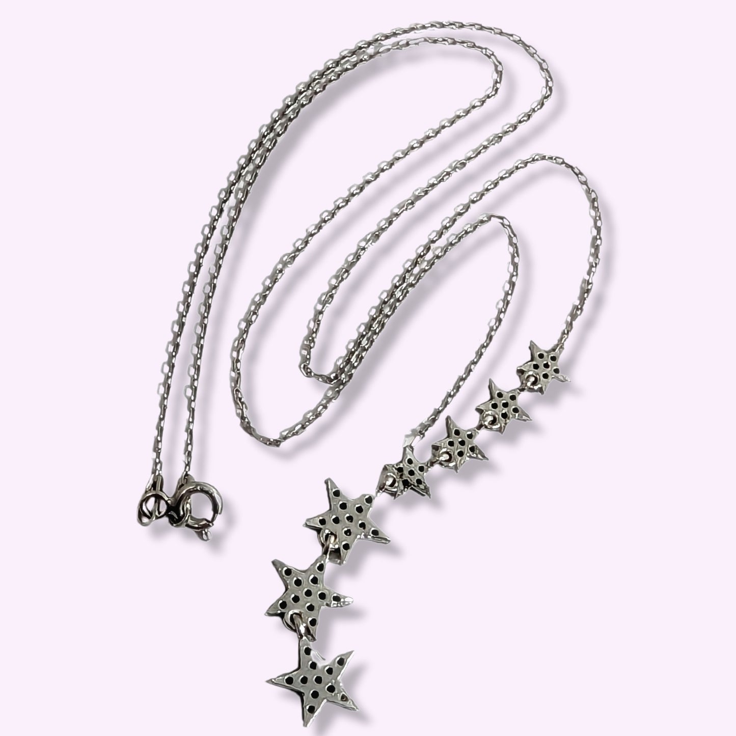 925 Sterling Silver Women's Necklace With Cubic Zirconia Crystals