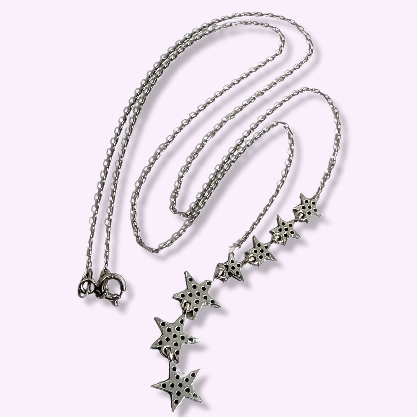 925 Sterling Silver Women's Necklace With Cubic Zirconia Crystals