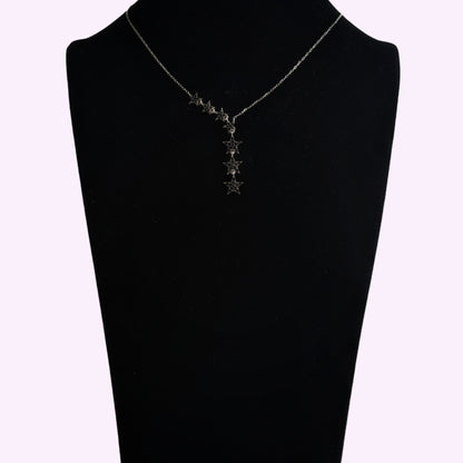 925 Sterling Silver Women's Necklace With Cubic Zirconia Crystals