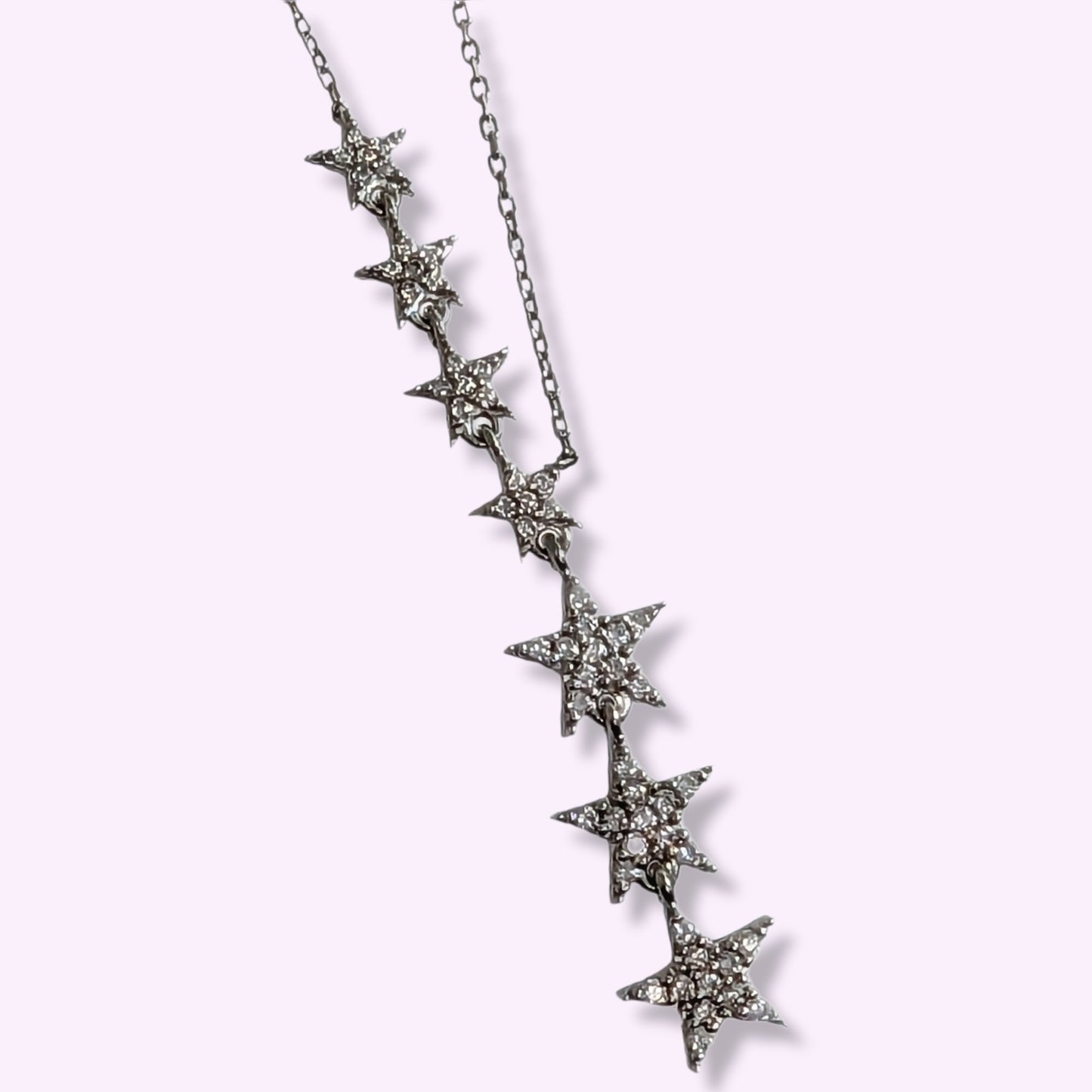 925 Sterling Silver Women's Necklace With Cubic Zirconia Crystals