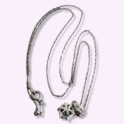 925 Sterling Silver Women's Necklace With Mystic Topaz