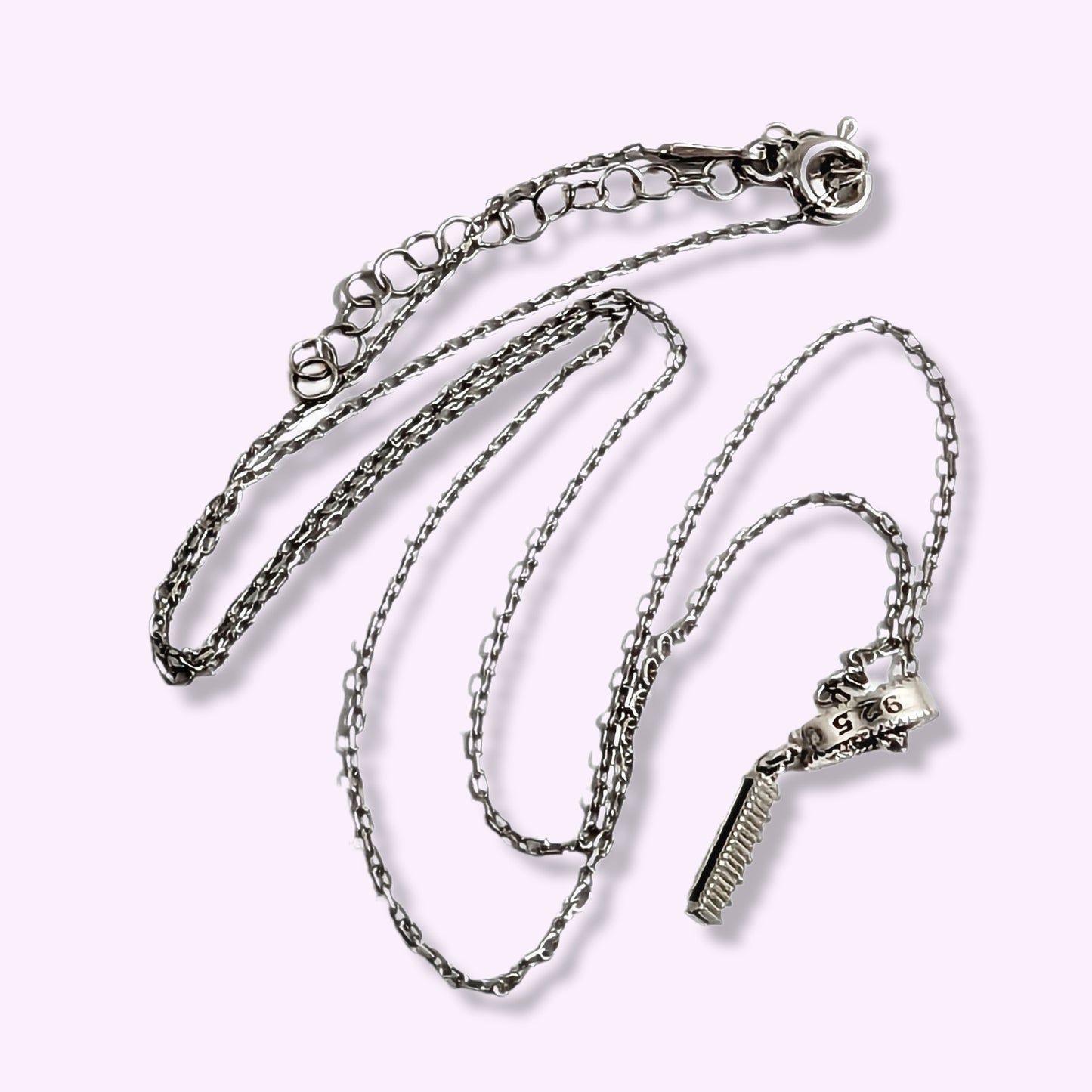 925 Sterling Silver Women's Necklace With Cubic Zirconia Crystals