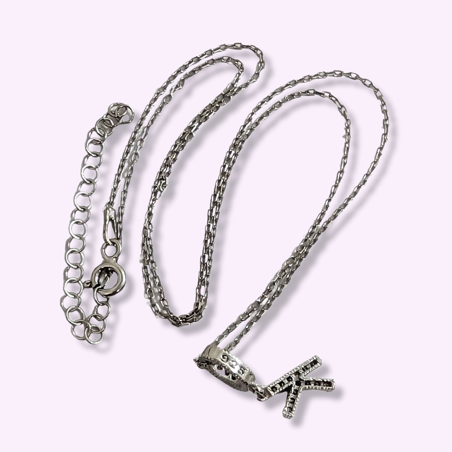 925 Sterling Silver Women's Necklace With Cubic Zirconia Crystals