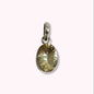 925 Sterling Silver Women Pendant With Authentic Lemon Topaz