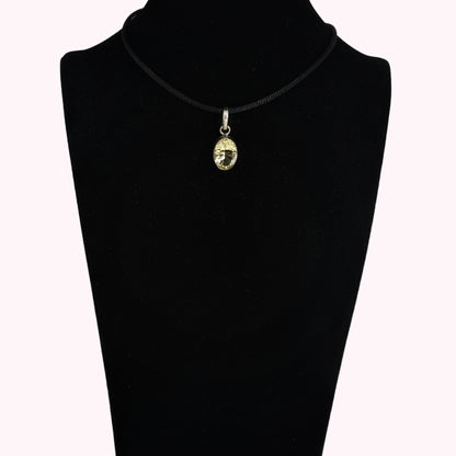 925 Sterling Silver Women Pendant With Authentic Lemon Topaz