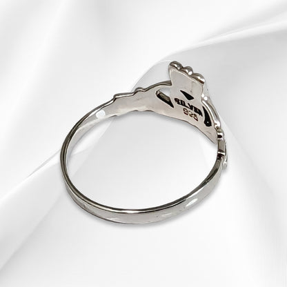 925 Sterling Silver Women's  Ring *Silver Irish Claddagh Ring