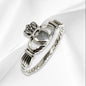 925 Sterling Silver Women's  Ring *Silver Irish Claddagh Ring