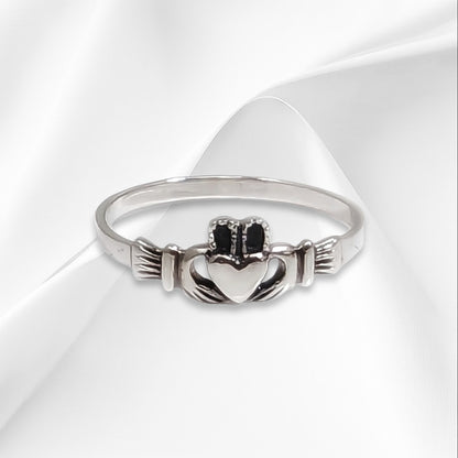 925 Sterling Silver Women's  Ring *Silver Irish Claddagh Ring