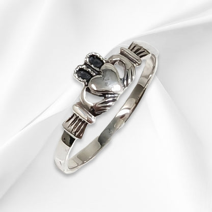 925 Sterling Silver Women's  Ring *Silver Irish Claddagh Ring