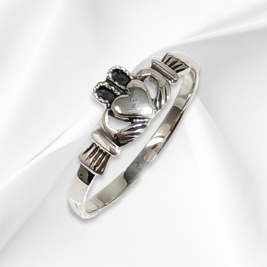 925 Sterling Silver Women's  Ring *Silver Irish Claddagh Ring