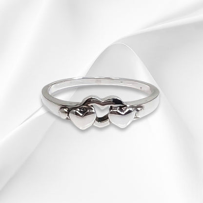 925 Sterling Silver Women Heart Ring