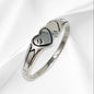 925 Sterling Silver Women Heart Ring