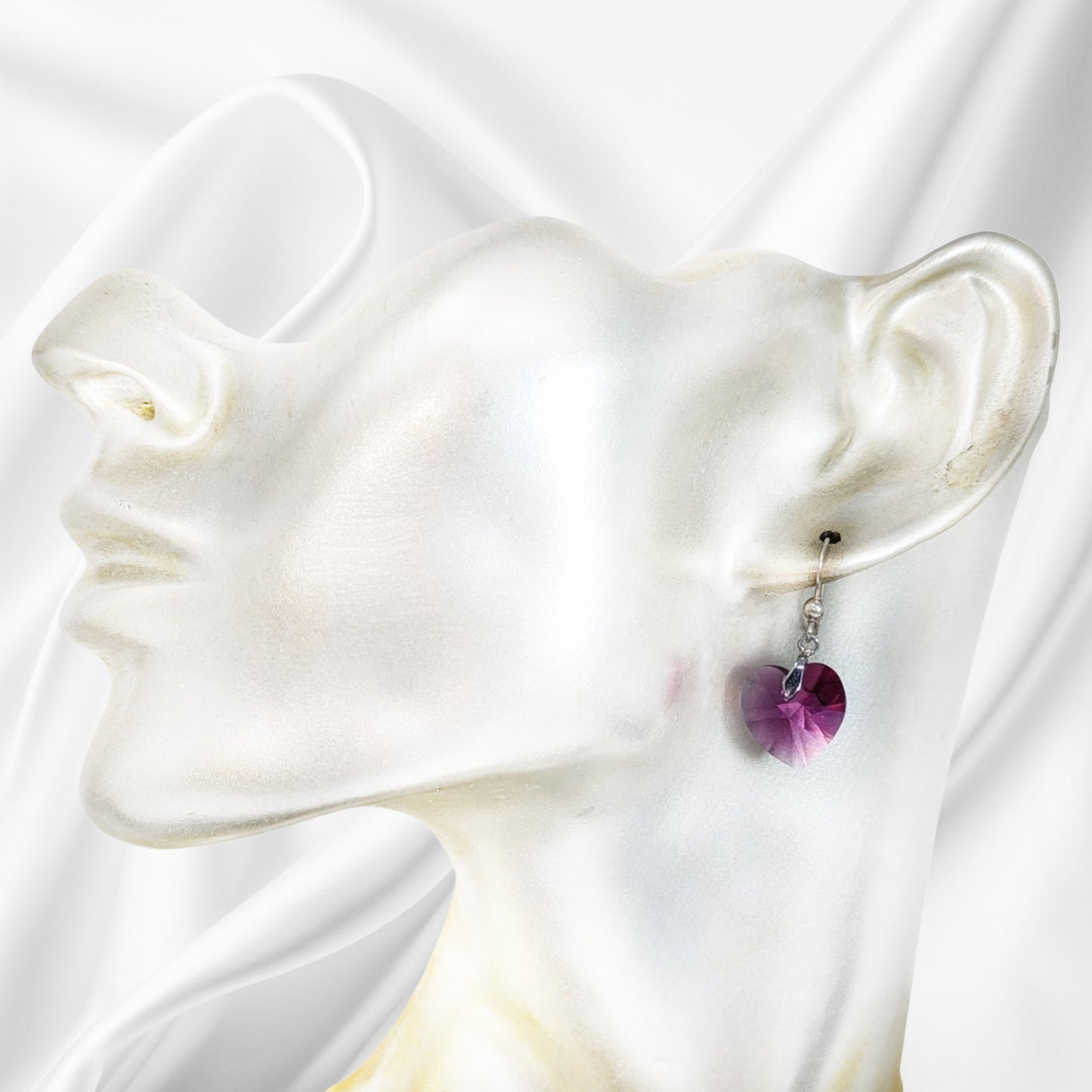 925 Sterling Silver Jewellery Set with Authentic Austrian Crystals from Swarovski