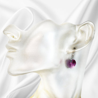 925 Sterling Silver Jewellery Set with Authentic Austrian Crystals from Swarovski