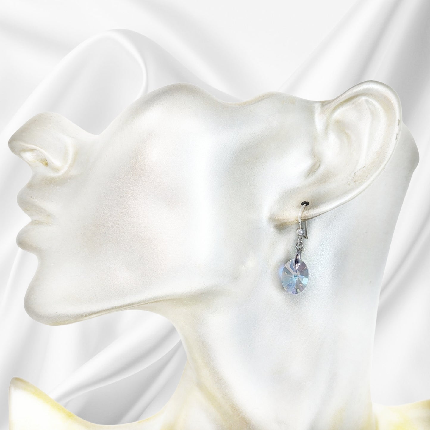 925 Sterling Silver Jewellery Set with Authentic Austrian Crystals from Swarovski